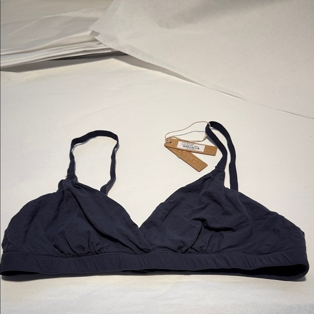 SKIMS Fits Everybody BRALETTE TRIANGLE Women's Deep Royal M